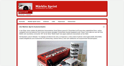 Desktop Screenshot of maerklin-sprint.slotcar-treff.de