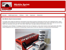 Tablet Screenshot of maerklin-sprint.slotcar-treff.de